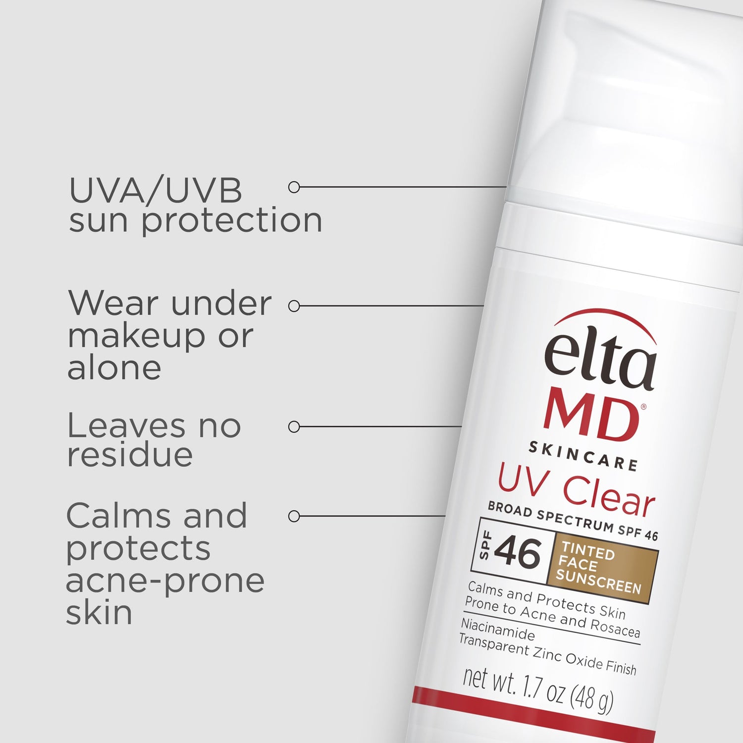 EltaMD UV Clear  Tinted Broad-Spectrum SPF 46